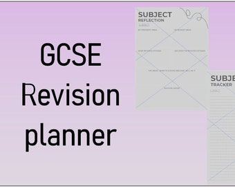 GCSE Revision planner