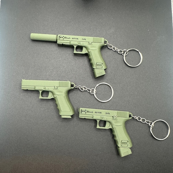 Mini Glock keychain (different colors available)