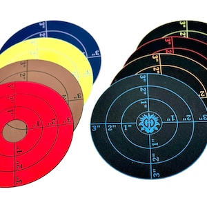 6 Wargaming Objective Mats for WH 40k or AOS 4.0 3d printed, custom colors, thin design for travel, perfect gamer gift - personalized!