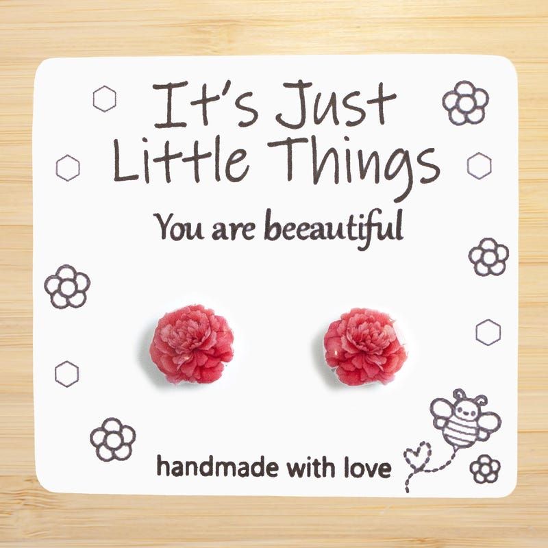 CATALINA PEONY PINK EARRINGS
