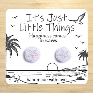 Sand Dollar Earrings, Seashells, Beach Earrings, Cute Earrings, Summer Earrings, Handmade Earrings, Boho Earrings, Sand Dollar.