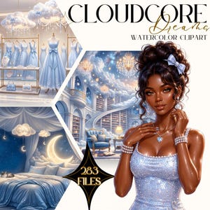 Cloudcore Dreams | angelcore clipart (Digital Download)