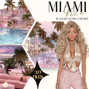 Miami Vice Glam-clipart