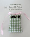 Digital Camera Case With Pocket | Camera Case | Digital Camera Pouch | Case for Digital Camera | Camera Bow Case | Camera Protecter |