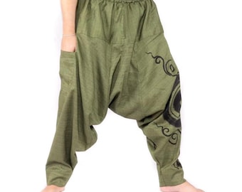 Thai Harem Pants Unisex, Baggy Yoga Lounge Pants