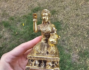 Nang Kwak Statue Buddha Bucha Luck Wealth Fetish Talisman Thai Amulet