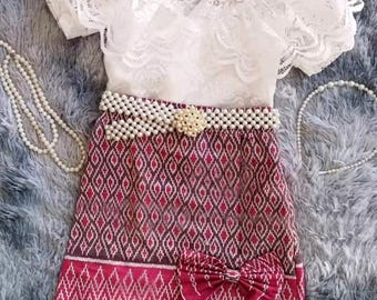 Thai DressGirls' Traditional : Elegant Children's Costume