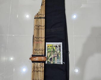 Thai Bamboo Khaen Mouth Organ: Isan Musical Instrument, Key of Gm