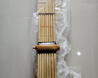 Thai Bamboo Khaen: Isan Laos Mouth Organ - Key Dm (75cm)