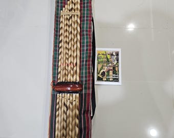 christmas Thai Bamboo Khaen Mouth Organ, Isan Folk Instrument Key Am