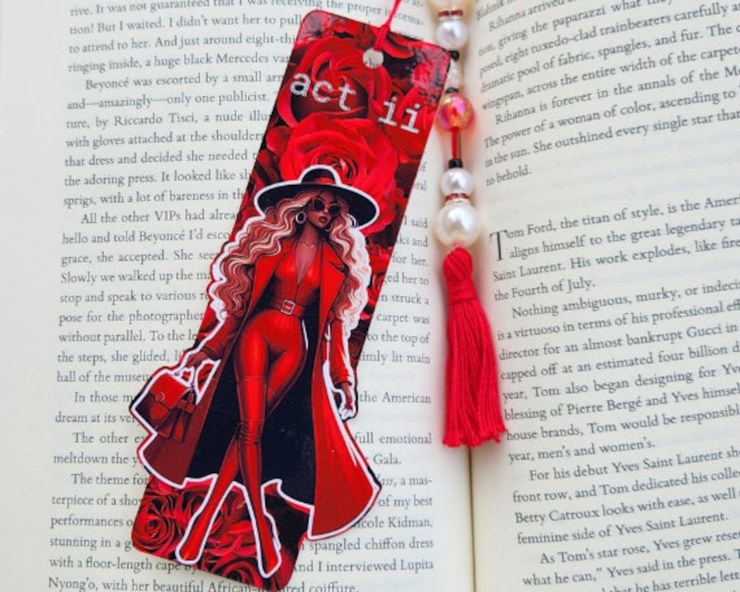 Beyonce Cowboy Carter Act II Inspired Bookmark-laminated Bookmark-cute  Handmade Tassel Book Mark-unique Black Girl Magic Gift-mothers Day