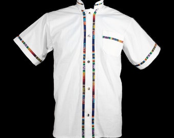 Boy's Short Sleeve Mexican Guayabera Shirts Made in Mexico, Multiple Colors