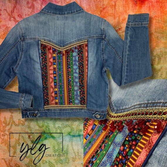Hippie jean jacket hotsell