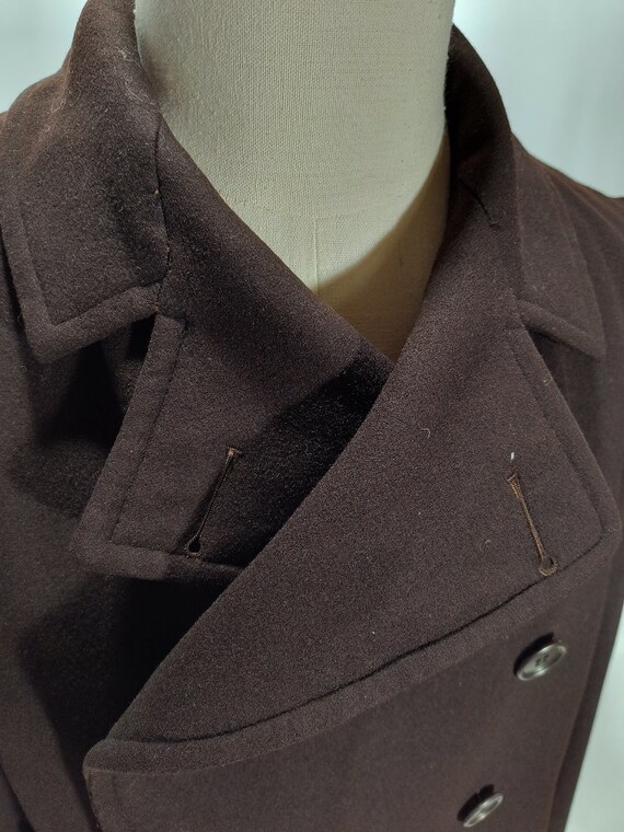 Gorgeous Men's vintage wool topcoat - image 3