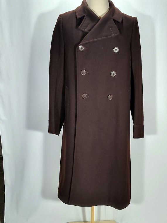 Gorgeous Men's vintage wool topcoat - image 1