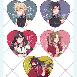 final fantasy 7 heart buttons