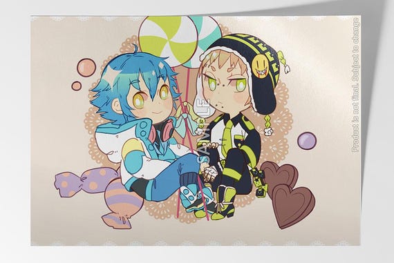 Dramatical Murder Aoba+noiz Mini Print - Etsy