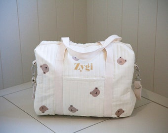 Nursery Bag | Matching Mama & Baby Bag | Newborn Hospital Organiser | Weekend Bag | Pregnancy Bag | Birth Bag | Pregnancy | Mother’s Day