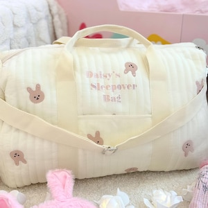 Sleepover bag, travel weekend overnight bag, sports dance gymnastics swimming ballet bag, girls toddler teenager bag holdall, sleepover club