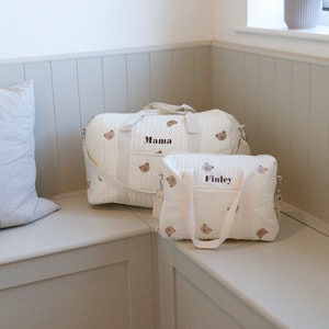 Sac assorti pour maman et bébé | Organisateur d'hôpital pour nouveau-nés | Sac pour chambre d'enfant |  Sac week-end | Sac de grossesse | Sac de naissance | Grossesse | Fête des mères
