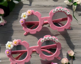 Children’s personalised sunglasses 0-8 years UV400 | party favours | Easter egg hunt gift | Easter basket filler | flower girl birthday girl