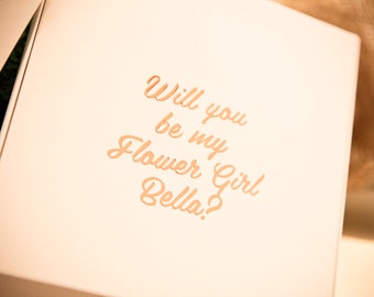 Flat packed Flower Girl Proposal | Flower Girl Gift Set | Will You Be My Flower Girl | Flower Girl Sunglasses | Bridesmaid