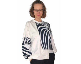 Limited Design Sommersweat Pullover Zebra