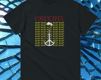 【ヴィンテージ】CRUCIFIX バンドTシャツ パンク クラスト Crucifix Tee-shirt, Unisex, Who When Where Dehumanization