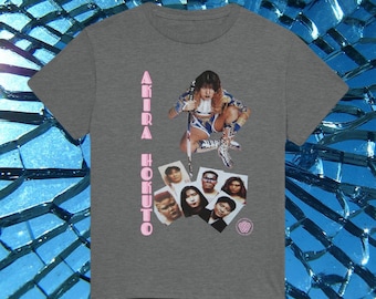 Camiseta unisex de cuello redondo de peso pesado Akira Hokuto