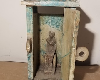 Haunted Ancient Temple Shrine with Bound Marid Djinn Zorath | Powerful Wish Granting Occult Artifact for Protection, Healing & Leadership