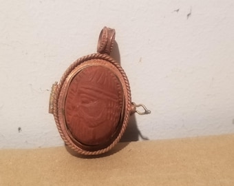 Haunted Ancient Copper Poison Locket - Bound Couple Spirits - Wealth, Luck & Strong Protection