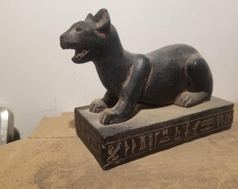 Haunted Ancient Aggressive Black Cat Statue - Cursed Protective Spirit Figurine - Powerful Paranormal Guardian