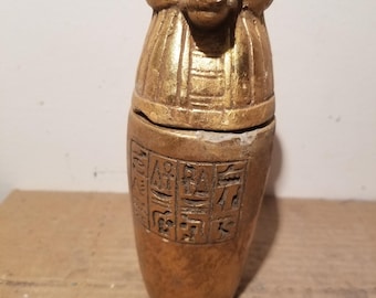 Haunted Ancient Stone Jar Vessel - Clever Monkey Spirit, Wealth Luck Healing Djinn Active Paranormal