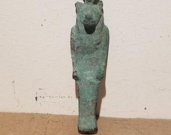 Haunted Ancient Bronze Guardian Statue - Protective Paranormal Spirit Figurine