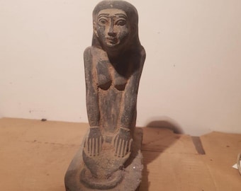 Haunted Ancient Mesopotamian Baker Statue - Eternal Vigil Priestess Spirit Vessel Paranormal Active