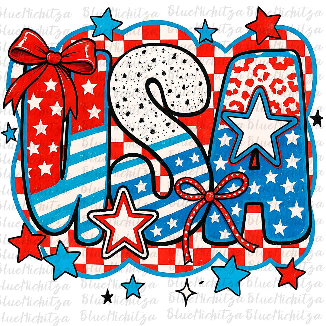 Vintage Coquette Usa Checkered Png USA PNG, Retro America Png, 4th of ...