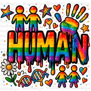 Human Pride LGBTQ+ png LGBT Rainbow sublimation design download LGBTQ+ png Pride png pride flag png Human Png sublimate designs download