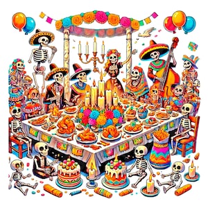 Dia de los Muertos PNG, Altar der Muertos png, Tag der Toten png, Dia de Muertos, Dia de Muertos png, Zuckerschädel png mexikanischer dtf Altar dtf