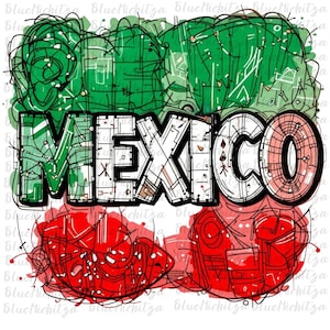 Mexikanisches Gekritzel PNG, Mexikanische PNG Buchstaben, Mexiko PNG, Mexikanisches Sublimationsdesign, mexikanische Schrift, Cinco de Mayo Png, Dia de Muertos Schriftzug