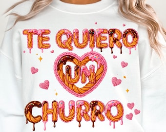Te quiero Mexican Valentine Yarn Latch Hook Png , Mexican Churro Tacos Png, Funny Spanish Sayings Png, Mexican Floral Heart Png,Rose Png