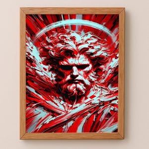 Archangel Uriel Wall Art, Buy Dynamic Archangel Uriel Art - Instant Download Printable Wall Decor