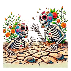 Tag der Toten png, Dia de los Muertos png, Dia de Muertos png, Dia de Muertos png, Tag der Toten png, Viva Mexico png DTF Mexiko
