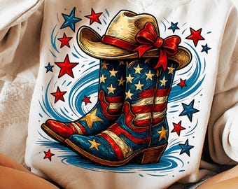 Retro Coquette cowgirl Coquette 4 de julho Png Botas de vaqueira png América png Faroeste 4 de julho 4 de julho png Quatro de julho PNG