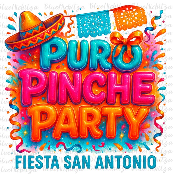 San Antonio Fiesta Shirt PNG Viva Fiesta San Antonio PNG Mexican Party Decor Festival Sublimation PNG Mexico Colorful Squad Shirt Puro Party