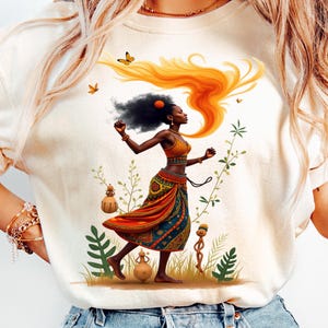 Black and Proud Afro Girl Power Juneteenth png Schwarz Menschen png Tag der Freiheit png Bürgerrechte png Schwarz Frauen png 1865 Entschuldigend png
