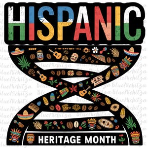 Hispanic Heritage Month Png ADN Celebrate Hispanic Heritage Month Cricut Sublimation Design Hispanic Heritage Shirt Png Hispanic Flags Png