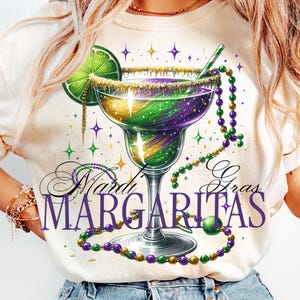 Mardi Gras Margaritas Png, Mardi Gras Vibes Png, Mardi Gras, Terça-feira Gorda Png, Mardi Gras Png, Design de Sublimação da Louisiana, bebida bêbada png
