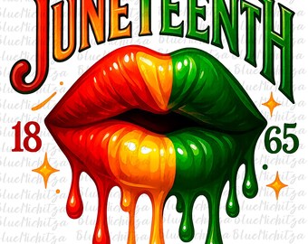 Juneteenth-Sublimationsdesign (PNG), Juneteenth 1865 (PNG), Juneteenth-Shirt-Design, Digitale Sublimationsdatei zur Geschichte der Schwarzen (PNG), Kommerzielle Nutzung