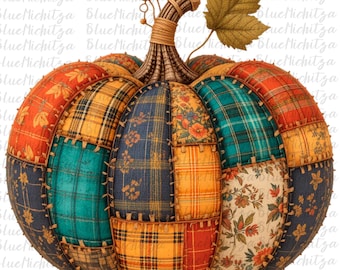 trendy pumpkin Autumn Patchwork Pumpkin Clipart Bundle autumn Crafting floral fall pumpkin tis the season pumpkin png flower fall png
