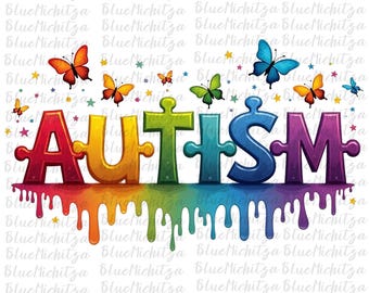 Autism puzzle pieces png sublimation design download, Autism Awareness png, Autism puzzle png, Autism png, trendy sublimate designs download